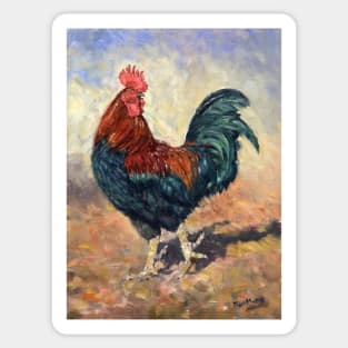 Jorgé The Cockerel Sticker